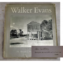 Walker Evans (Signed by Walker Evans to Alan Trachtenberg)